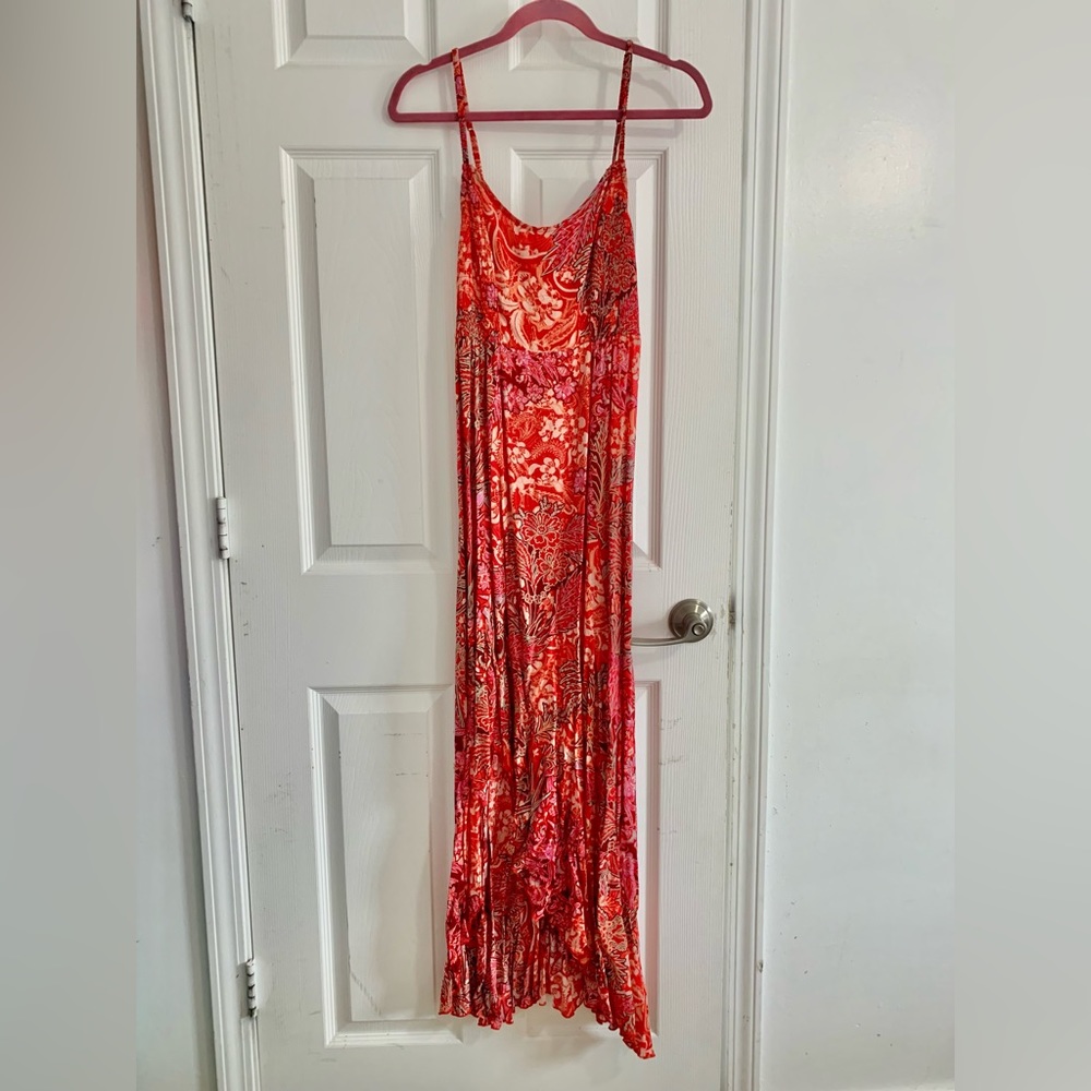 Free People boho maxi dress, sz. small petite
